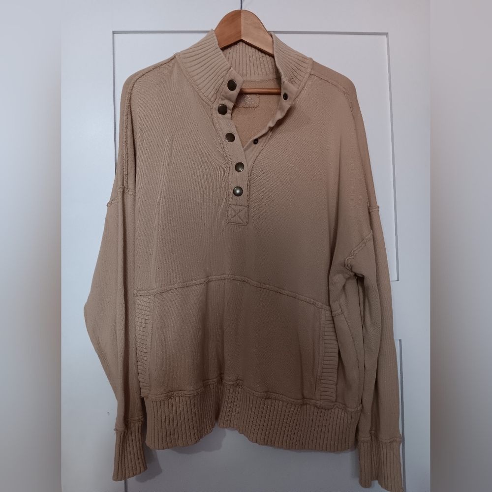 Aerie Tan Sweatshirt